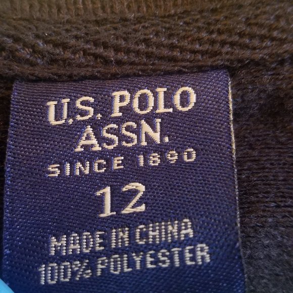 Us Polo Association green varsity jacket  Sz 12 - Picture 4 of 7